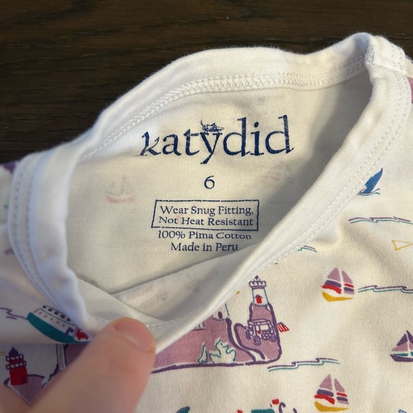 Katydid Martha’s Vineyard kids PJ set, size 6 - Picture 3 of 3